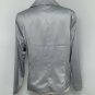 Dolce Cabo Womens Blazer Jacket Size M Shiny Gray Double Breasted Career NWT