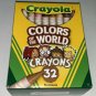 Crayola Colors of the World Multicultural Crayons Diversity Hair & Eye 32 Ct