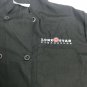 Lone Star Steakhouse Chef Jacket Coat Work Uniform Black White Size L