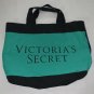 Victoria's Secret VS Womens Beach Weekend Tote Bag Blue Green Black Canvas