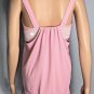 Lululemon Womens Rest Less Bra Tank Top Pink Size 8 White Striped Adjustable