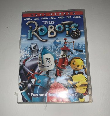 Robots DVD Full Screen Edition Halle Berry Robin Williams Amanda Bynes