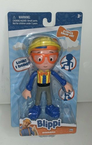 Zag Blippi Bendables Figure Construction Blippi Collect All 4 Ages 3+