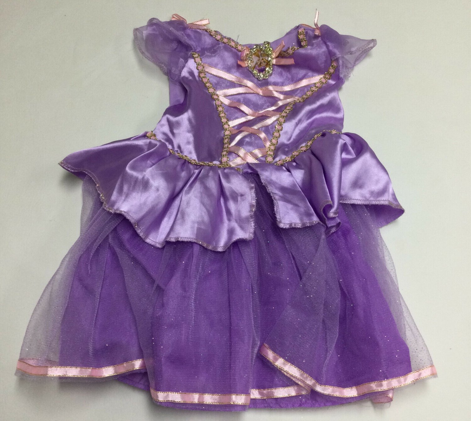 Disney Princess Toddler Girls Rapunzel Tangled Halloween Costume Dress ...