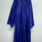 Academus Graduation Gown HS College Shiny Royal Blue Unisex Sz 57 6'0" to 6'2"