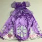 Disney Sofia the First Girls Halloween Costume Dress Up Size S 4 6 Purple Hoop