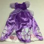 Disney Sofia the First Girls Halloween Costume Dress Up Size S 4 6 Purple Hoop