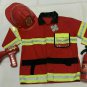 Melissa & Doug Fireman Fire Chief Role Play Set Hat Jacket Extinguisher Siren