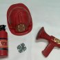 Melissa & Doug Fireman Fire Chief Role Play Set Hat Jacket Extinguisher Siren
