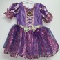 Disney Store Baby Girl Princess Rapunzel Tangled Dress Halloween Costume 18 24 M