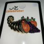 Thanksgiving Cornucopia Lapel Pin Fall Harvest Horn of Plenty