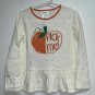 Gymboree Girls Pumpkin Long Sleeve Shirt Size 4T Pick Me Fall Tee T-shirt