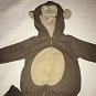 Carter's Monkey Halloween Costume Infant Baby Girl Boy Size 6-9 Months 2 Piece