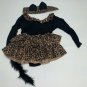 Lillian Vernon Wild Cat Halloween Costume Girls Size 2 4 Leopard Print