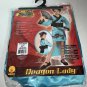 Rubies Girls Dragon Lady Halloween Costume Size Large 12 14 Geisha Kimono Blue