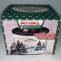 Vtg Rival Potpourri Crock Pot Holiday Christmas Warmer Wax Melt Simmering Cooker