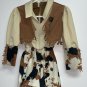 Cowgirl Western Halloween Costume Dress Toddler Girl Size 2 3 4