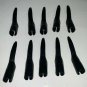 Kids Vampire Fingers Tips Set of 10 Halloween Costume Accessory Black