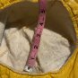 Boys Fireman Hat Child Size Halloween Costume Accessory Yellow PVC 20" Diameter