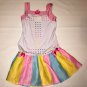 Candy Girl Halloween Costume Dress Girl Size Large Rubies California Katy Perry