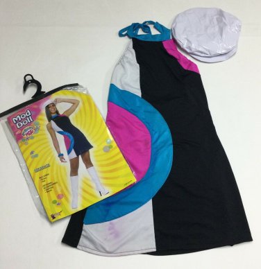 Forum Novelties Womens &acirc;��60s Mod Doll Go Go Halloween Costume Dress Size Standard