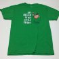 St Patrick's Day Mens T-shirt Size M 38 40 Green Leprechaun Graphic Tee