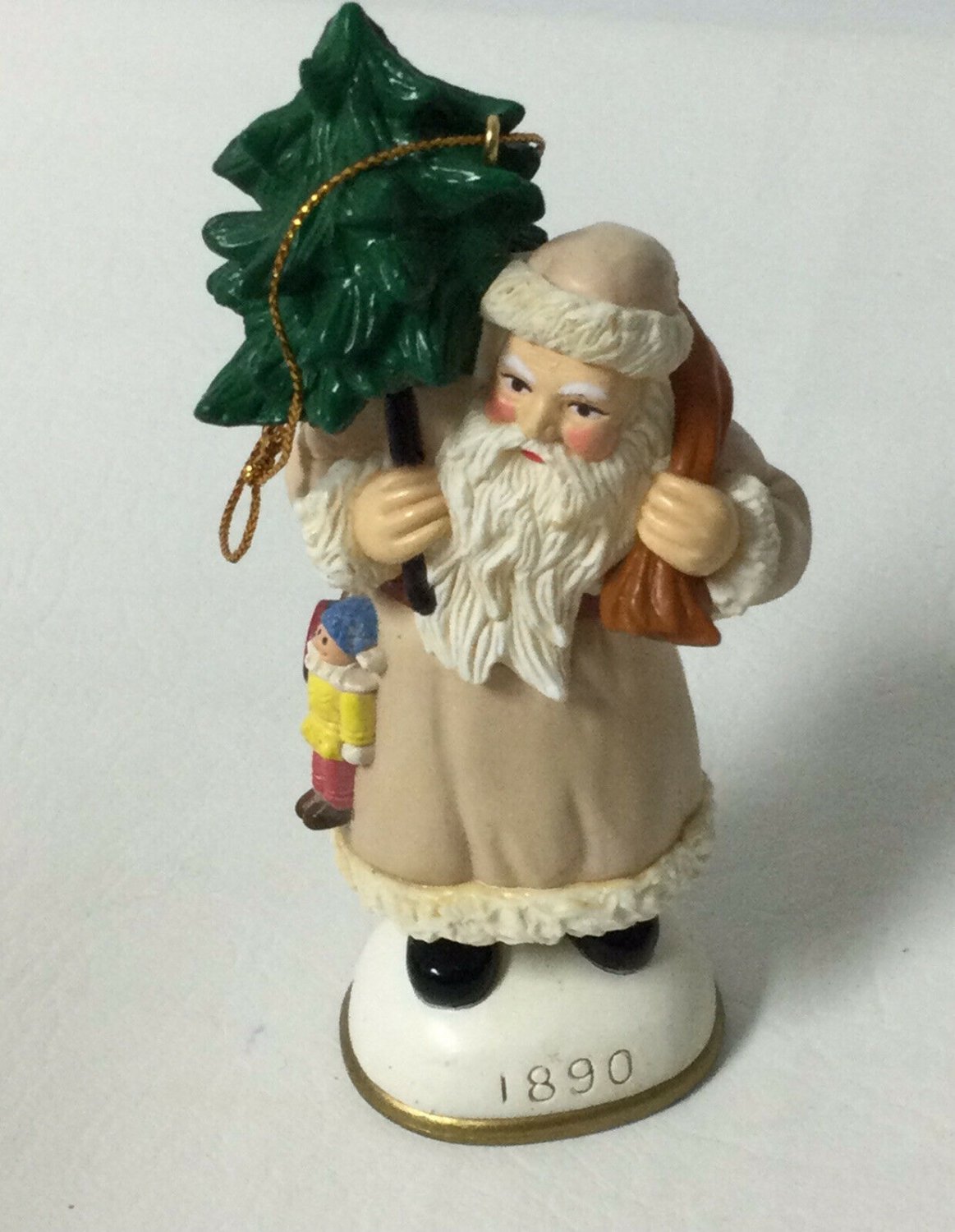 Santa Through The Ages Circa 1890 Stac Christmas Tree Ornament 1995