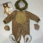 Fun World Boy Girl Cuddly Lion Halloween Costume Infant Toddler Size 12-24 M