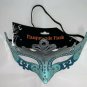 Masquerade Mask Turquoise Blue Silver Party Prom Mardi Gras Halloween Costume