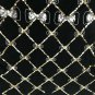Vtg Work In Progress Black Holiday Sweater Womens L Silver Gold Sequins Bows