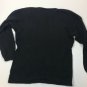 Vtg Work In Progress Black Holiday Sweater Womens L Silver Gold Sequins Bows