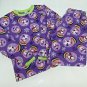 Childrens Place Christmas Holiday Pajamas 2 Pc Girls L 10 12 Purple Snowglobe