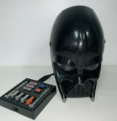 2004 Star Wars Darth Vader Electronic Voice Changer Helmet Mask Hasbro Costume
