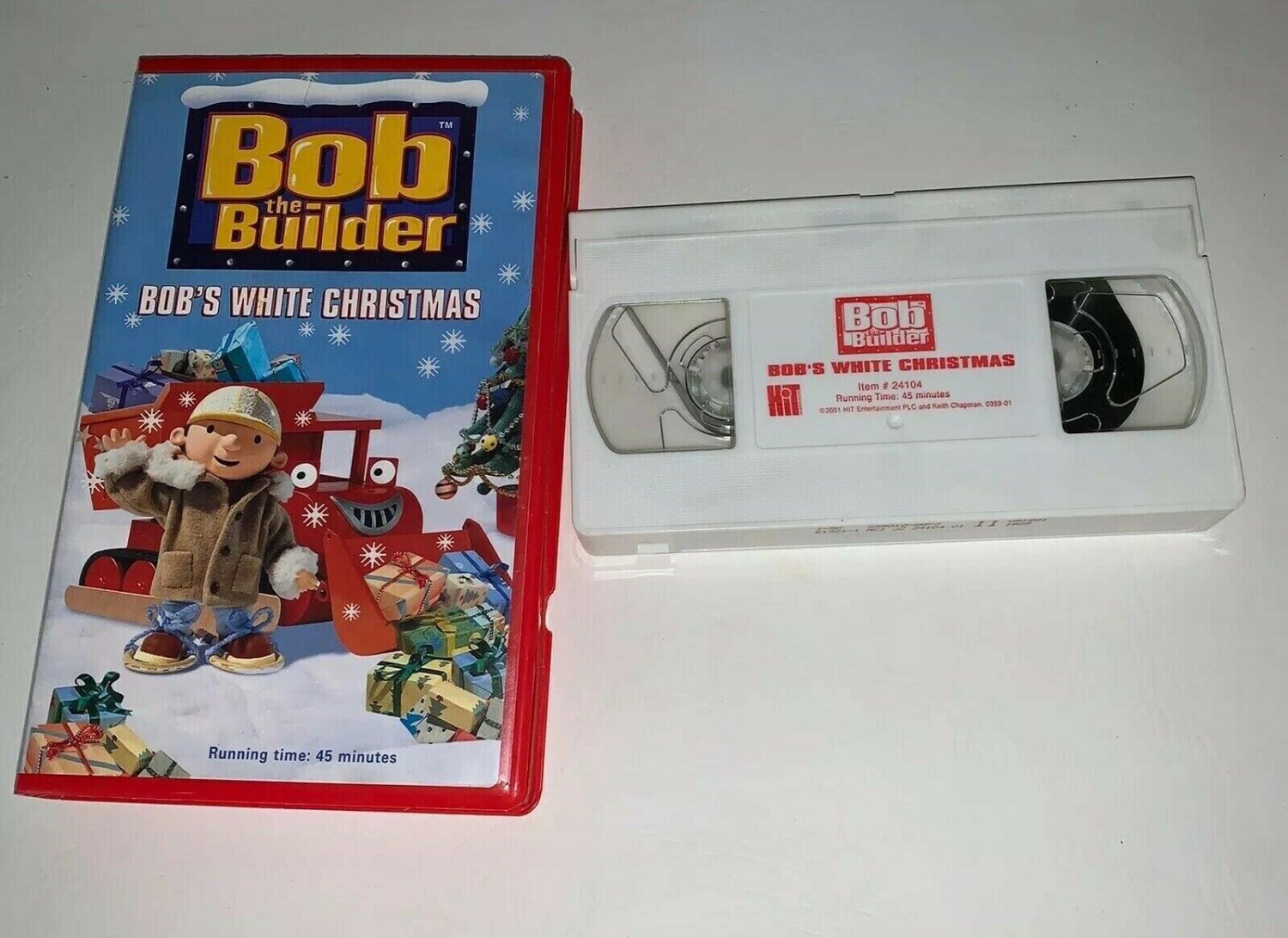 Bob The Builder Bob's White Christmas VHS Movie Cassette Tape