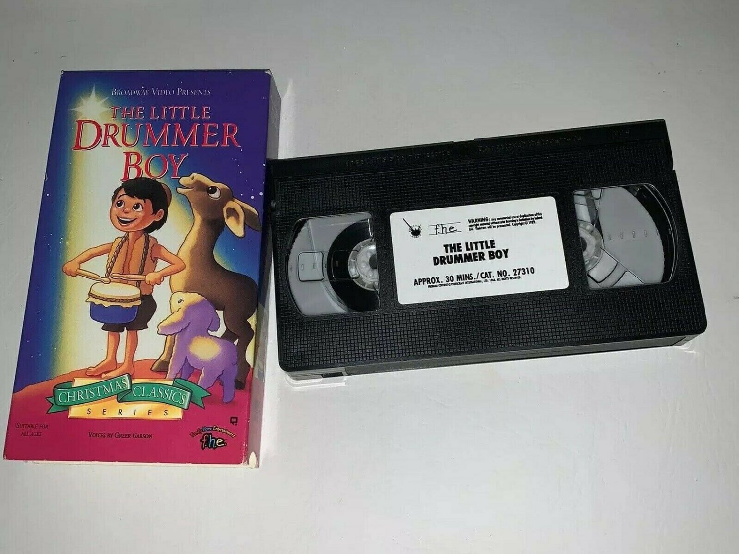 The Little Drummer Boy VHS 1993 Christmas Classics Series Children's ...