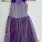 Princess Expressions Girls Role Play Dress Up Size L 4-6 Purple Tutu Flowers
