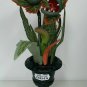 Hyde and EEK 18" Med Halloween Faux Creepy Ghoulish Garden Planter Venus Flytrap