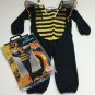 Toddler Girl Bumble Bee Halloween Costume Size 2-4 Lil' Stinger Jumpsuit RG
