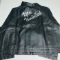 Jerry Beck Charades Mens 50's Thunderbird Jacket Black Faux Leather Tag Size 3X