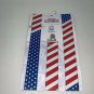 Wembley Patriotic Suspenders Red White Blue Stars & Stripes USA Adult One Size