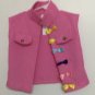 JoJo Siwa Girls Pink Bow Vest Halloween Costume Accessory Size S Dress Up