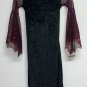 Girls Spider Countess Halloween Costume Dress Size M Black Purple