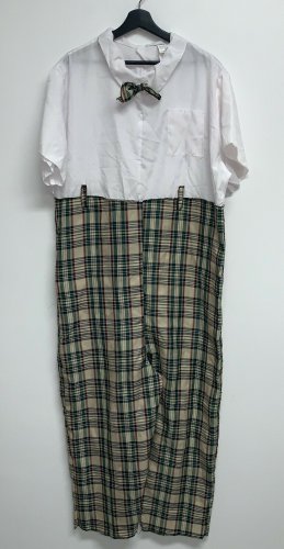 Mens 50's Class School Nerd Geek Halloween Costume One Size Jumpsuit Plaid