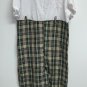 Mens 50's Class School Nerd Geek Halloween Costume One Size Jumpsuit Plaid