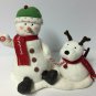 2004 Hallmark Jingle Pals Snow What Fun Animated Singing Snowman Dog Christmas