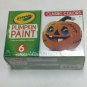 Crayola Pumpkin Paint Acrylic Classic Colors 6 Bottles Halloween Decorating New