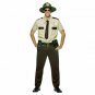 Walking Dead Sheriff Rick Grimes Mens Halloween Costume Size M State Trooper