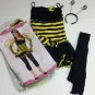 Womens Honey Bee Halloween Costume Dress Junior Size L 11-13