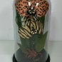 Hyde & EEK Boutique Animal Print Halloween Faux Creepy Plants Cloche Terrarium