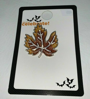 Fall Maple Leaf Lapel Pin Brooch Thanksgiving New